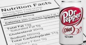 Diet Dr Pepper Nutrition Facts