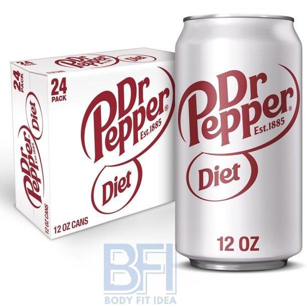 Diet dr pepper nutrition 12 fl oz: