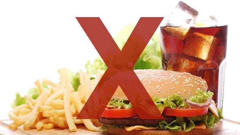 Avoiding Sugary Drinks And Junk Food